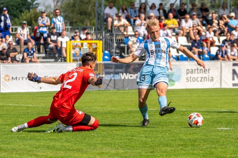 Football. Betclic 2 liga. Swit Szczecin - Warta Poznan. 10.08.2025