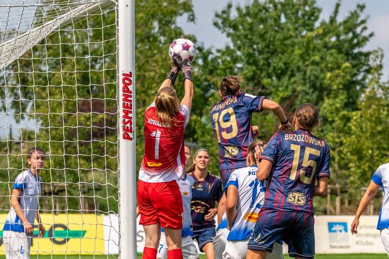 Football. Orlen Ekstraliga Kobiet. Pogon Szczecin - SMS Lodz. 09.08.2025