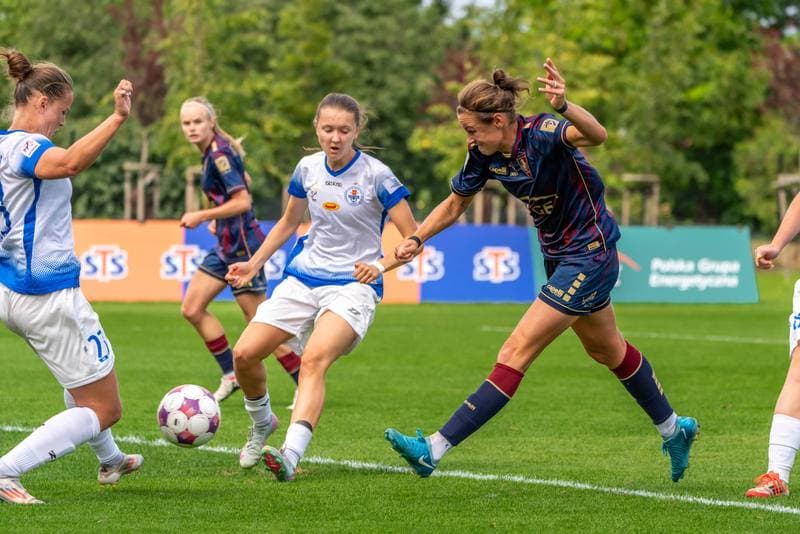 Football. Orlen Ekstraliga Kobiet. Pogon Szczecin - SMS Lodz. 09.08.2025