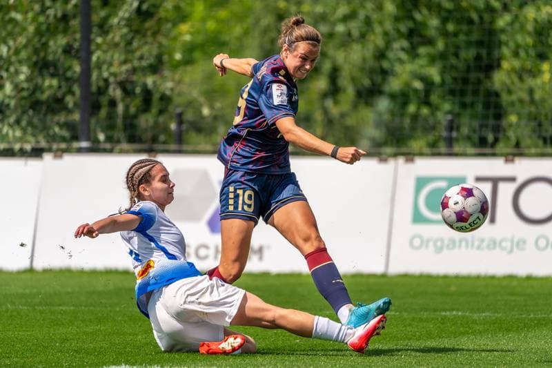 Football. Orlen Ekstraliga Kobiet. Pogon Szczecin - SMS Lodz. 09.08.2025