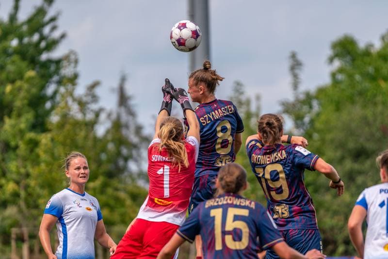 Football. Orlen Ekstraliga Kobiet. Pogon Szczecin - SMS Lodz. 09.08.2025
