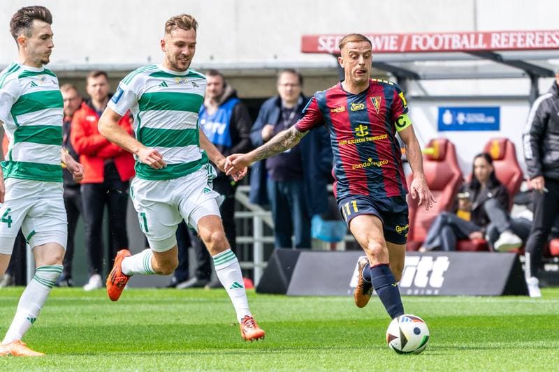 Football. PKO BP Ekstraklasa. Pogon Szczecin - Lechia Gdansk. 17.05.2025