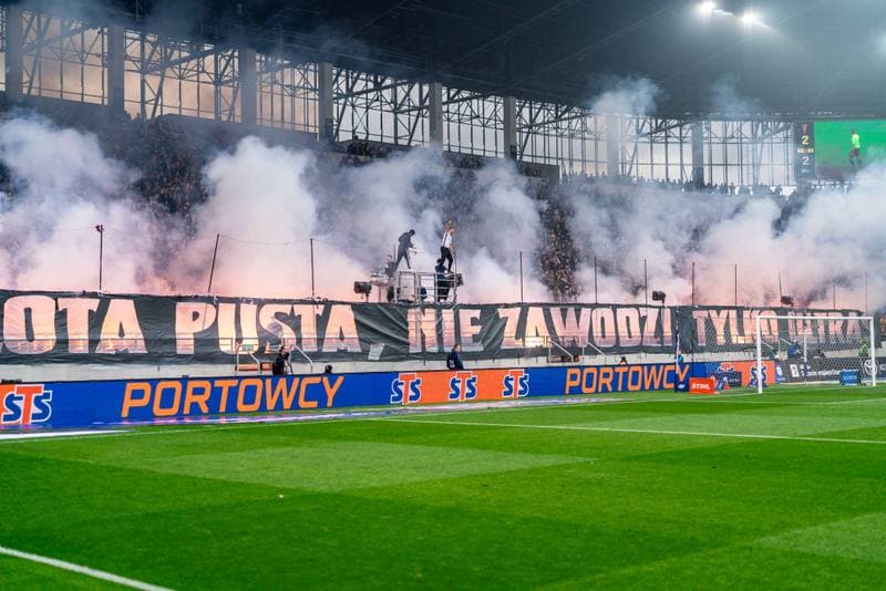 Football. PKO BP Ekstraklasa. Pogon Szczecin - Lechia Gdansk. 17.05.2025