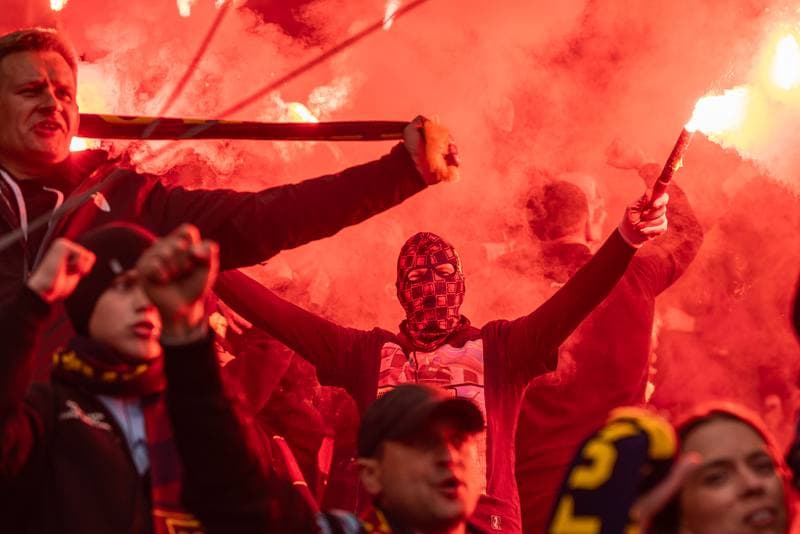 Football. PKO BP Ekstraklasa. Pogon Szczecin - Lechia Gdansk. 17.05.2025