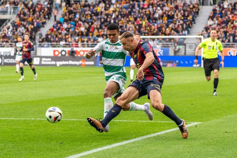 Football. PKO BP Ekstraklasa. Pogon Szczecin - Lechia Gdansk. 17.05.2025