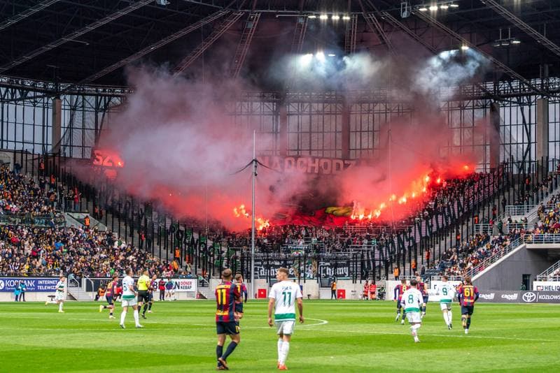 Football. PKO BP Ekstraklasa. Pogon Szczecin - Lechia Gdansk. 17.05.2025