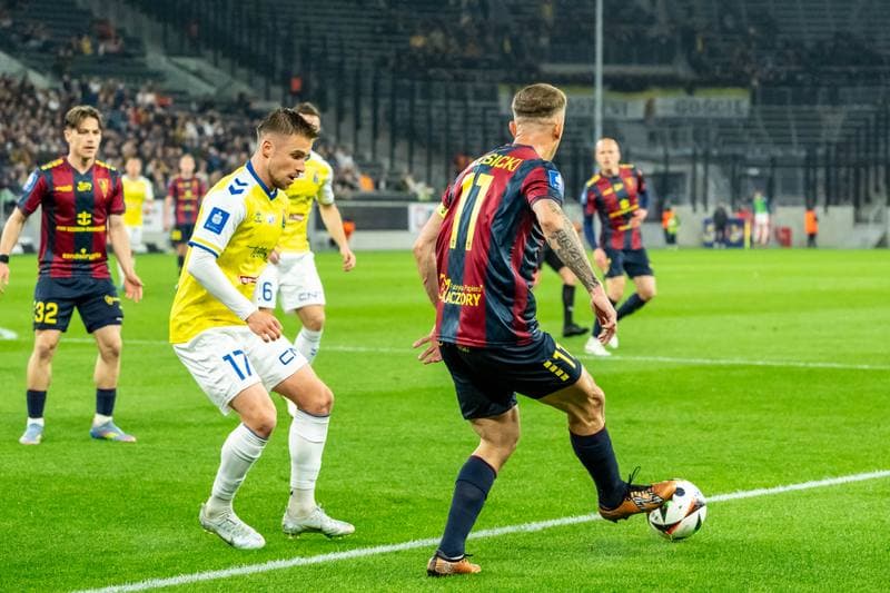 Football. PKO BP Ekstraklasa. Pogon Szczecin - Motor Lublin. 14.05.2025