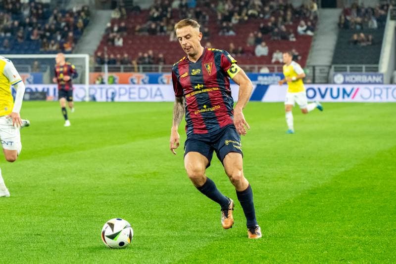 Football. PKO BP Ekstraklasa. Pogon Szczecin - Motor Lublin. 14.05.2025