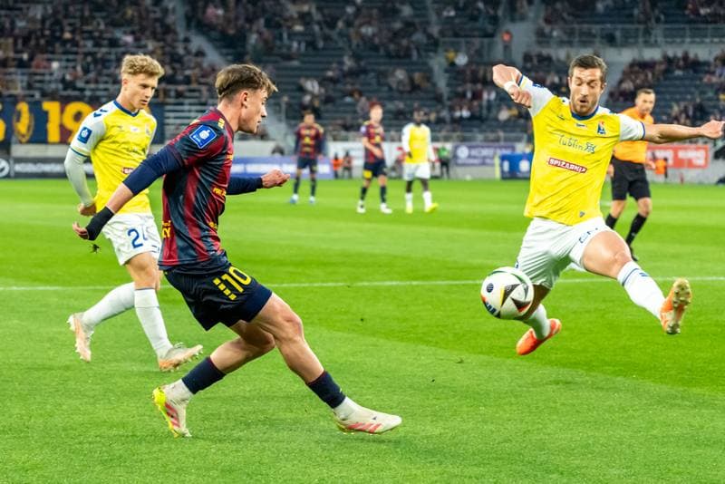 Football. PKO BP Ekstraklasa. Pogon Szczecin - Motor Lublin. 14.05.2025