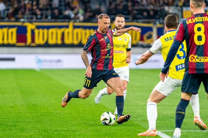 Football. PKO BP Ekstraklasa. Pogon Szczecin - Motor Lublin. 14.05.2025