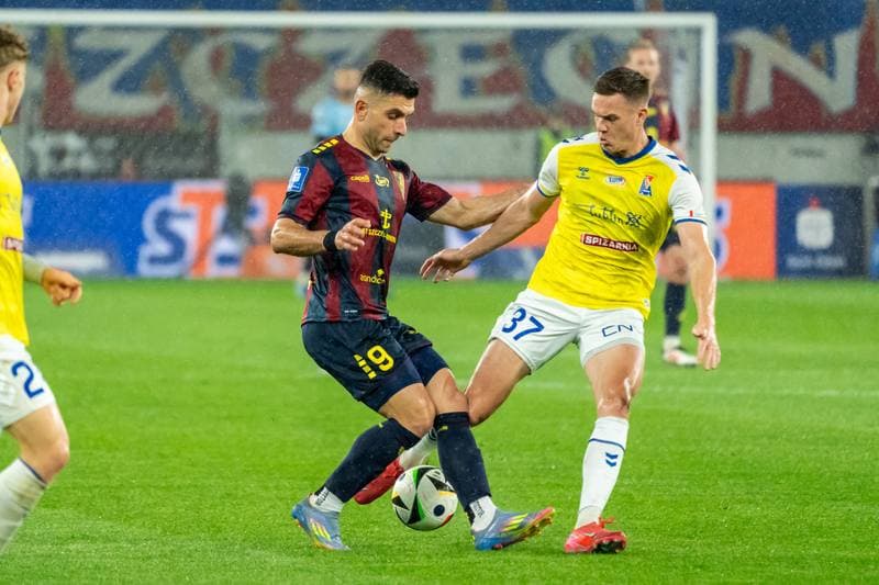 Football. PKO BP Ekstraklasa. Pogon Szczecin - Motor Lublin. 14.05.2025