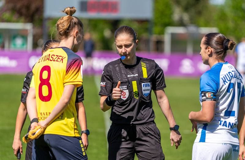 Football. Orlen Ekstraliga Kobiet. Pogon Szczecin - Czarni Sosnowiec. 27.04.2025
