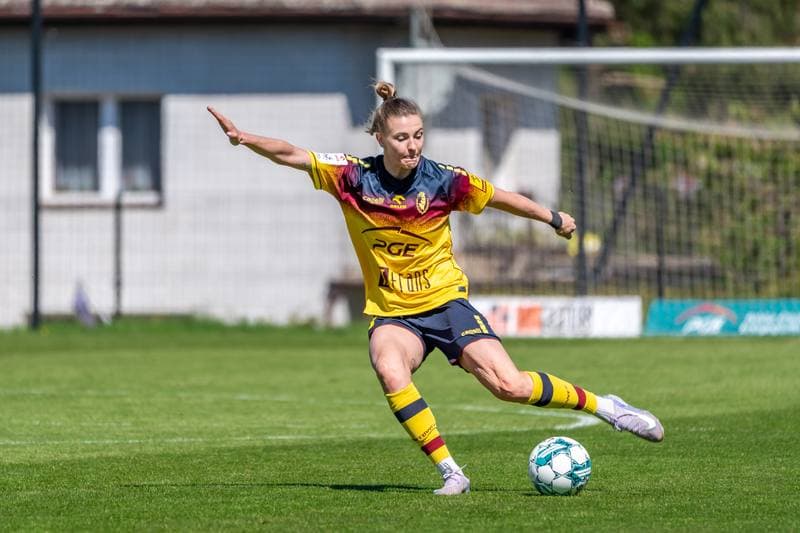 Football. Orlen Ekstraliga Kobiet. Pogon Szczecin - Czarni Sosnowiec. 27.04.2025