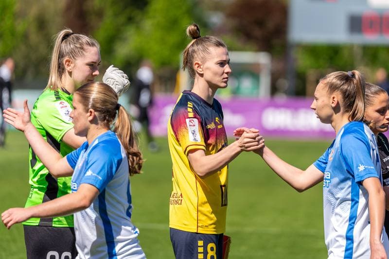 Football. Orlen Ekstraliga Kobiet. Pogon Szczecin - Czarni Sosnowiec. 27.04.2025
