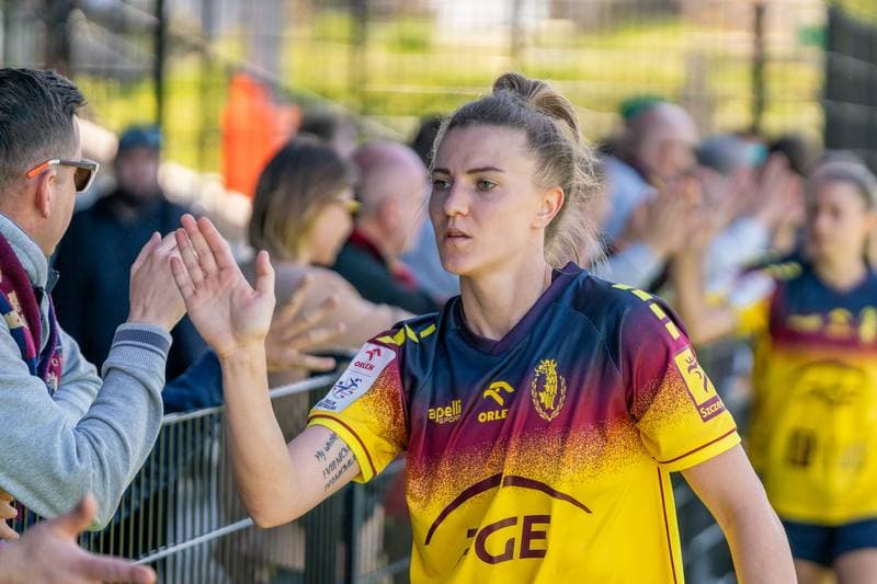 Football. Orlen Ekstraliga Kobiet. Pogon Szczecin - Czarni Sosnowiec. 27.04.2025