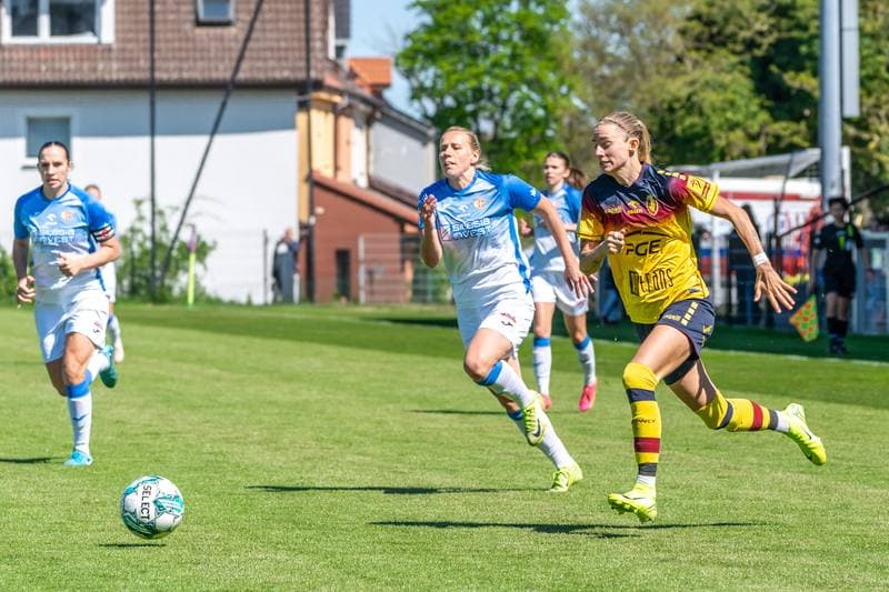 Football. Orlen Ekstraliga Kobiet. Pogon Szczecin - Czarni Sosnowiec. 27.04.2025