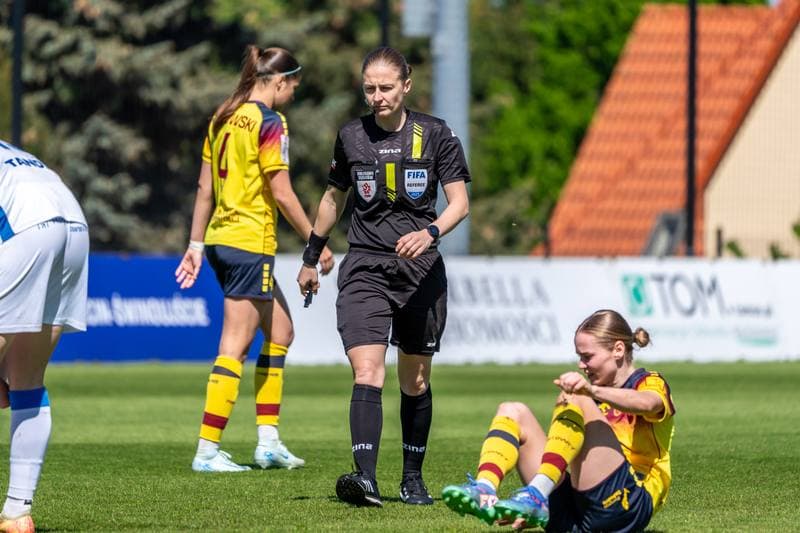 Football. Orlen Ekstraliga Kobiet. Pogon Szczecin - Czarni Sosnowiec. 27.04.2025