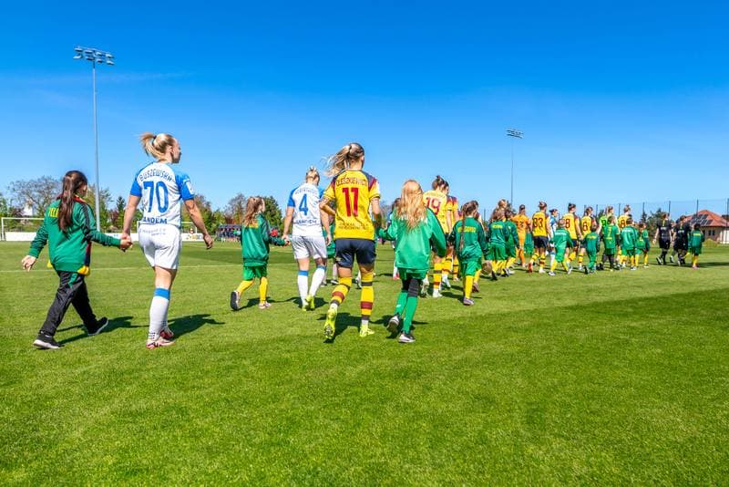 Football. Orlen Ekstraliga Kobiet. Pogon Szczecin - Czarni Sosnowiec. 27.04.2025