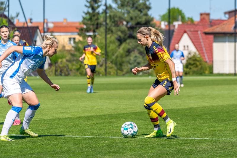 Football. Orlen Ekstraliga Kobiet. Pogon Szczecin - Czarni Sosnowiec. 27.04.2025