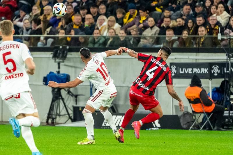 Football. PKO BP Ekstraklasa. Pogon Szczecin - Rakow Czestochowa. 19.04.2025