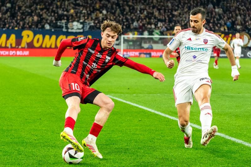 Football. PKO BP Ekstraklasa. Pogon Szczecin - Rakow Czestochowa. 19.04.2025