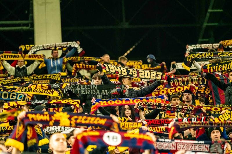 Football. PKO BP Ekstraklasa. Pogon Szczecin - Rakow Czestochowa. 19.04.2025
