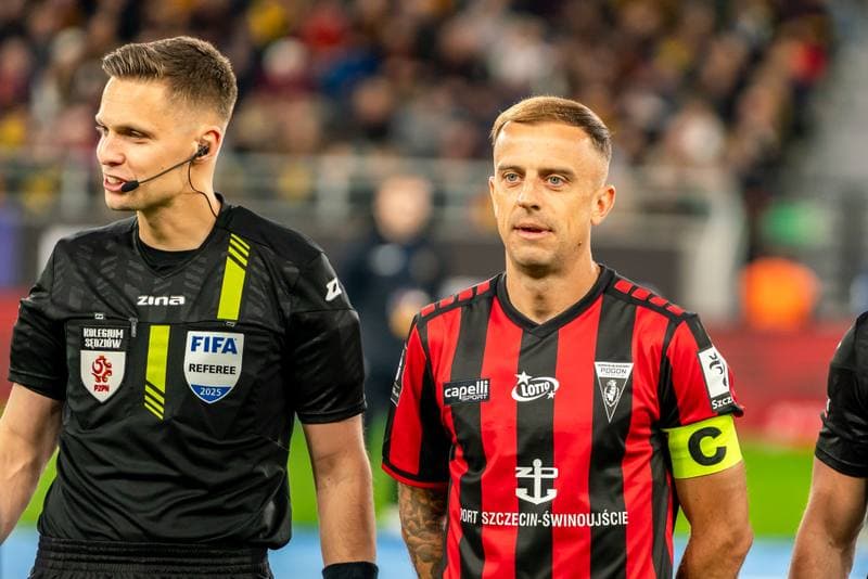 Football. PKO BP Ekstraklasa. Pogon Szczecin - Rakow Czestochowa. 19.04.2025