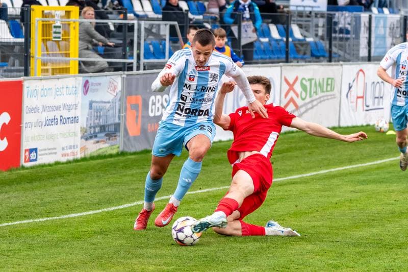Football. Betclick 2 Liga. Swit Szczecin - Wisla Pulawy. 11.04.2025