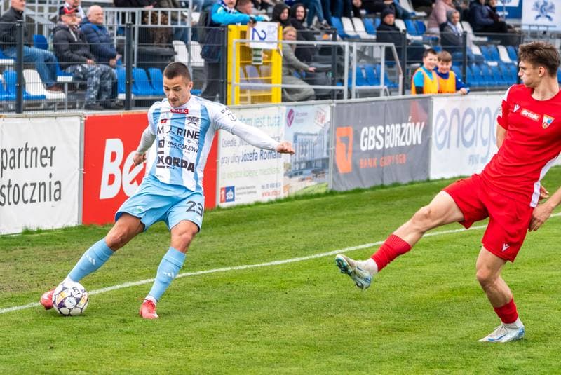 Football. Betclick 2 Liga. Swit Szczecin - Wisla Pulawy. 11.04.2025