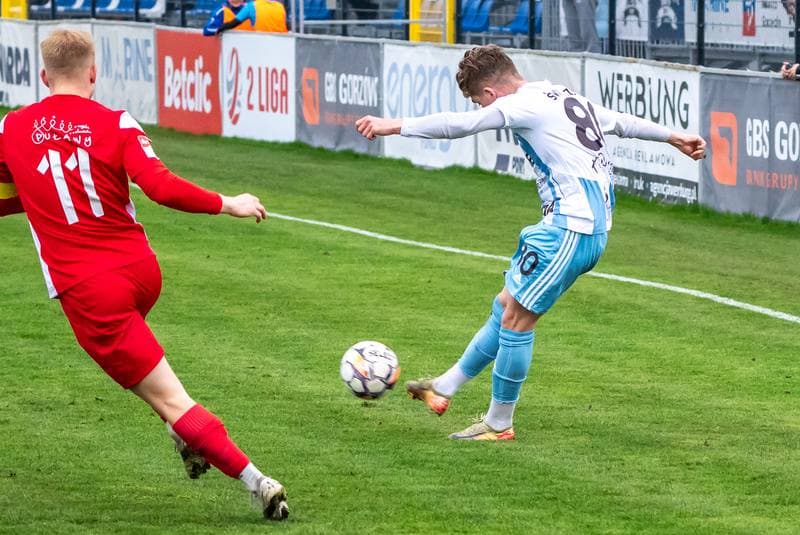 Football. Betclick 2 Liga. Swit Szczecin - Wisla Pulawy. 11.04.2025