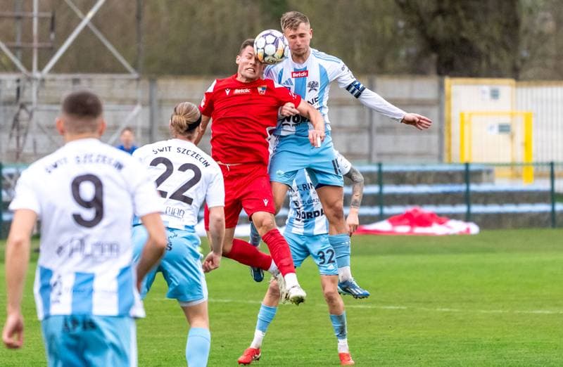 Football. Betclick 2 Liga. Swit Szczecin - Wisla Pulawy. 11.04.2025