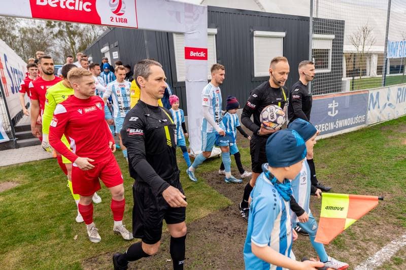 Football. Betclick 2 Liga. Swit Szczecin - Wisla Pulawy. 11.04.2025