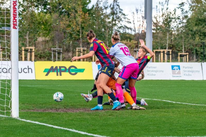 Football. Orlen Ekstraliga Kobiet. Pogon Szczecin - Skra Czestochowa. 29.09.2024