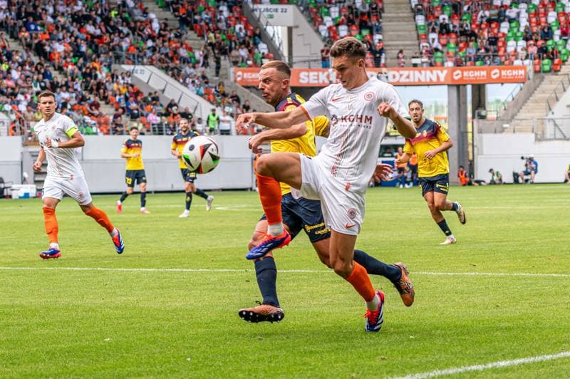 Football. PKO BP Ekstraklasa. Zaglebie Lubin - Pogon Szczecin. 28.07.2024