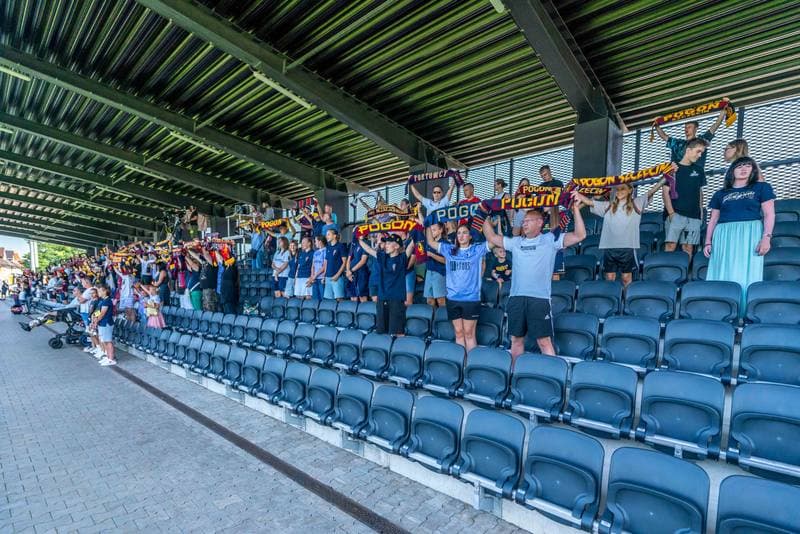 Football. Orlen Ekstraliga Kobiet. Pogon Szczecin - Rekord Bielsko-Biala. 24.08.2024