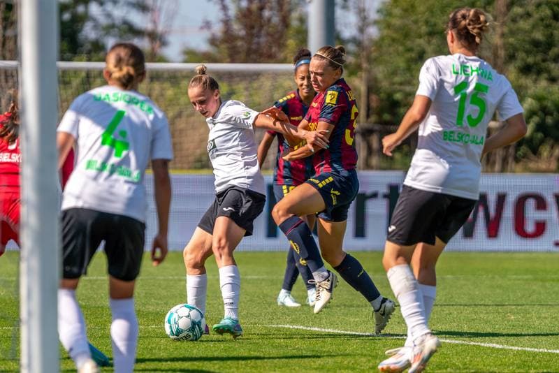 Football. Orlen Ekstraliga Kobiet. Pogon Szczecin - Rekord Bielsko-Biala. 24.08.2024