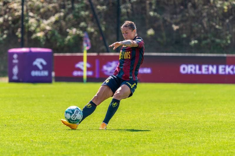 Football. Orlen Ekstraliga Kobiet. Pogon Szczecin - Rekord Bielsko-Biala. 24.08.2024