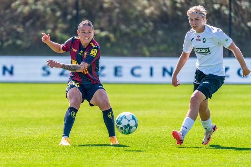 Football. Orlen Ekstraliga Kobiet. Pogon Szczecin - Rekord Bielsko-Biala. 24.08.2024