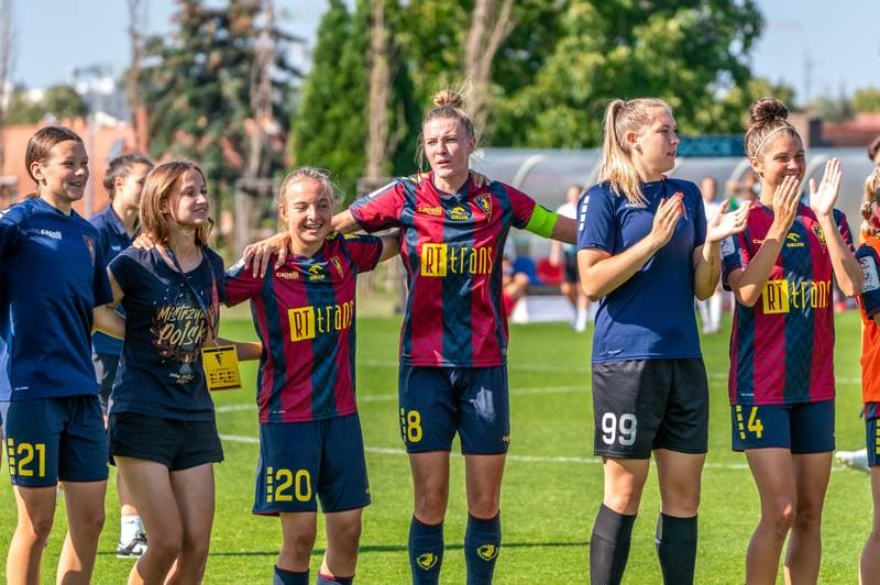 Football. Orlen Ekstraliga Kobiet. Pogon Szczecin - Rekord Bielsko-Biala. 24.08.2024