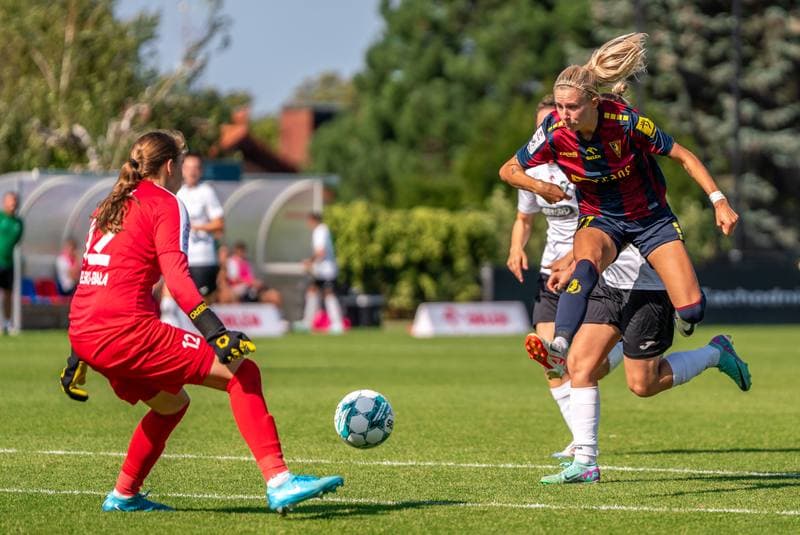 Football. Orlen Ekstraliga Kobiet. Pogon Szczecin - Rekord Bielsko-Biala. 24.08.2024