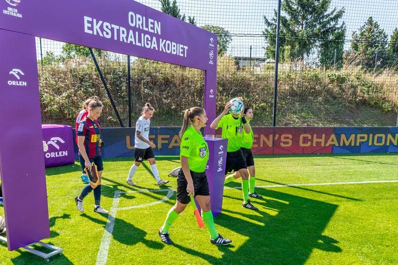 Football. Orlen Ekstraliga Kobiet. Pogon Szczecin - Rekord Bielsko-Biala. 24.08.2024