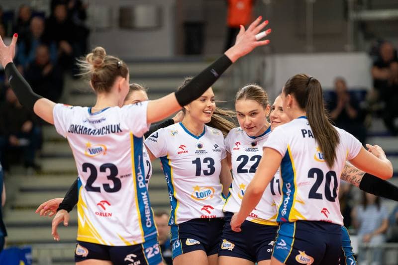 Volleyball. Tauron Liga. Lotto Chemik Police - LKS Commercecon Lodz. 24.01.2025
