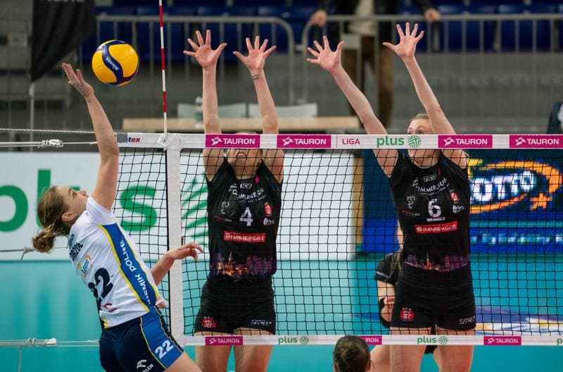 Volleyball. Tauron Liga. Lotto Chemik Police - LKS Commercecon Lodz. 24.01.2025