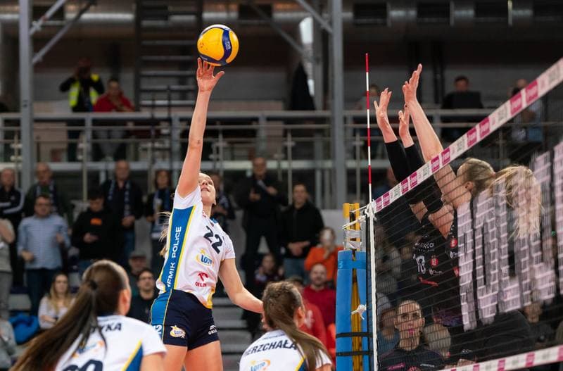 Volleyball. Tauron Liga. Lotto Chemik Police - LKS Commercecon Lodz. 24.01.2025