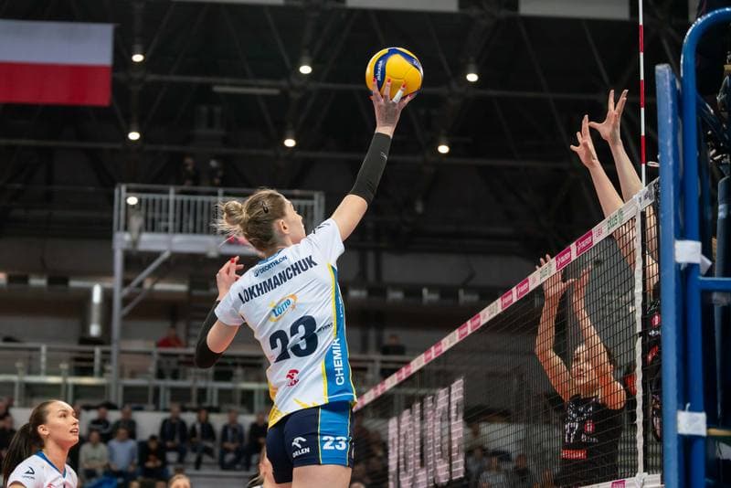 Volleyball. Tauron Liga. Lotto Chemik Police - LKS Commercecon Lodz. 24.01.2025