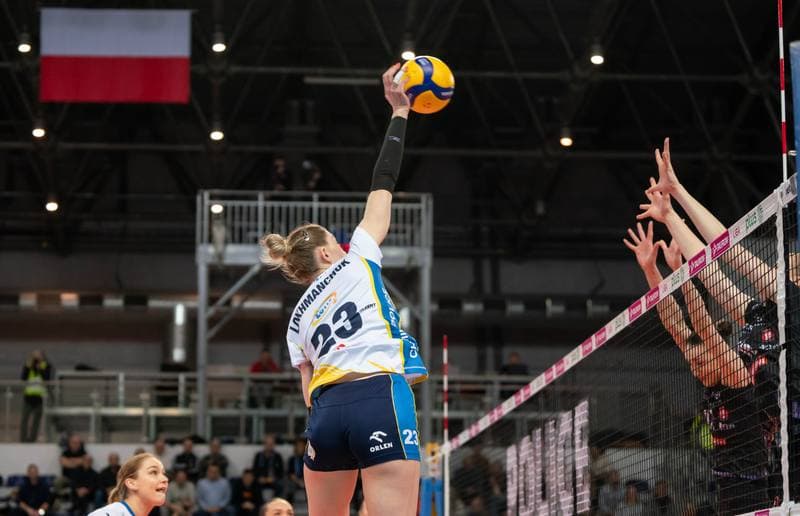 Volleyball. Tauron Liga. Lotto Chemik Police - LKS Commercecon Lodz. 24.01.2025