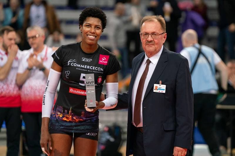 Volleyball. Tauron Liga. Lotto Chemik Police - LKS Commercecon Lodz. 24.01.2025