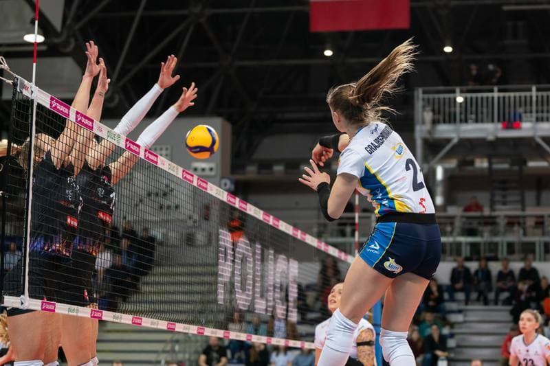 Volleyball. Tauron Liga. Lotto Chemik Police - LKS Commercecon Lodz. 24.01.2025