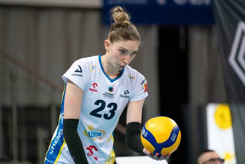 Volleyball. Tauron Liga. Lotto Chemik Police - LKS Commercecon Lodz. 24.01.2025