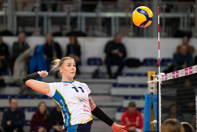 Volleyball. Tauron Liga. Lotto Chemik Police - LKS Commercecon Lodz. 24.01.2025